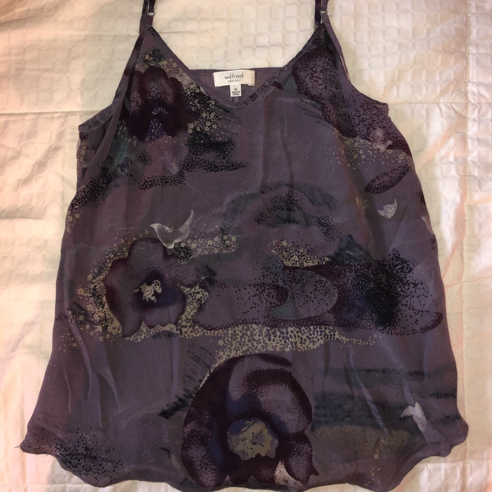 Wilfred (Aritzia) 100% Silk Cami Tank XS
